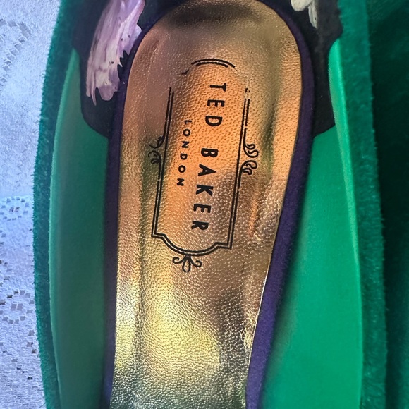 Ted Baker Green Stiletto Heels - Picture 5 of 11